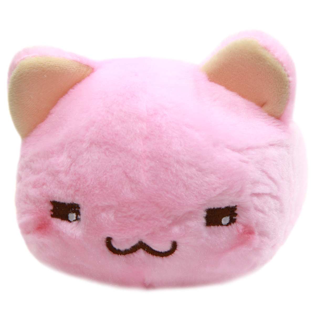 plush pink cat