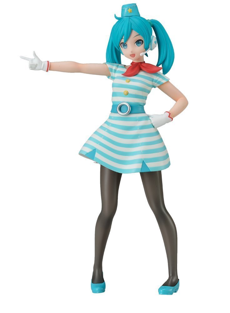 Hatsune Miku Flight Attendant Figure Super Premium Figure Ca Vocaloid Project Diva Arcade 0632