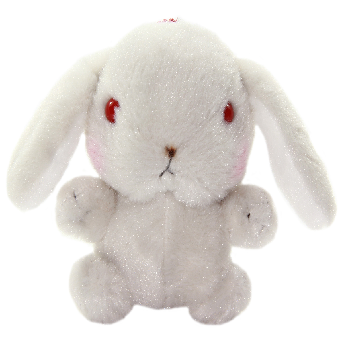 plush grey bunny