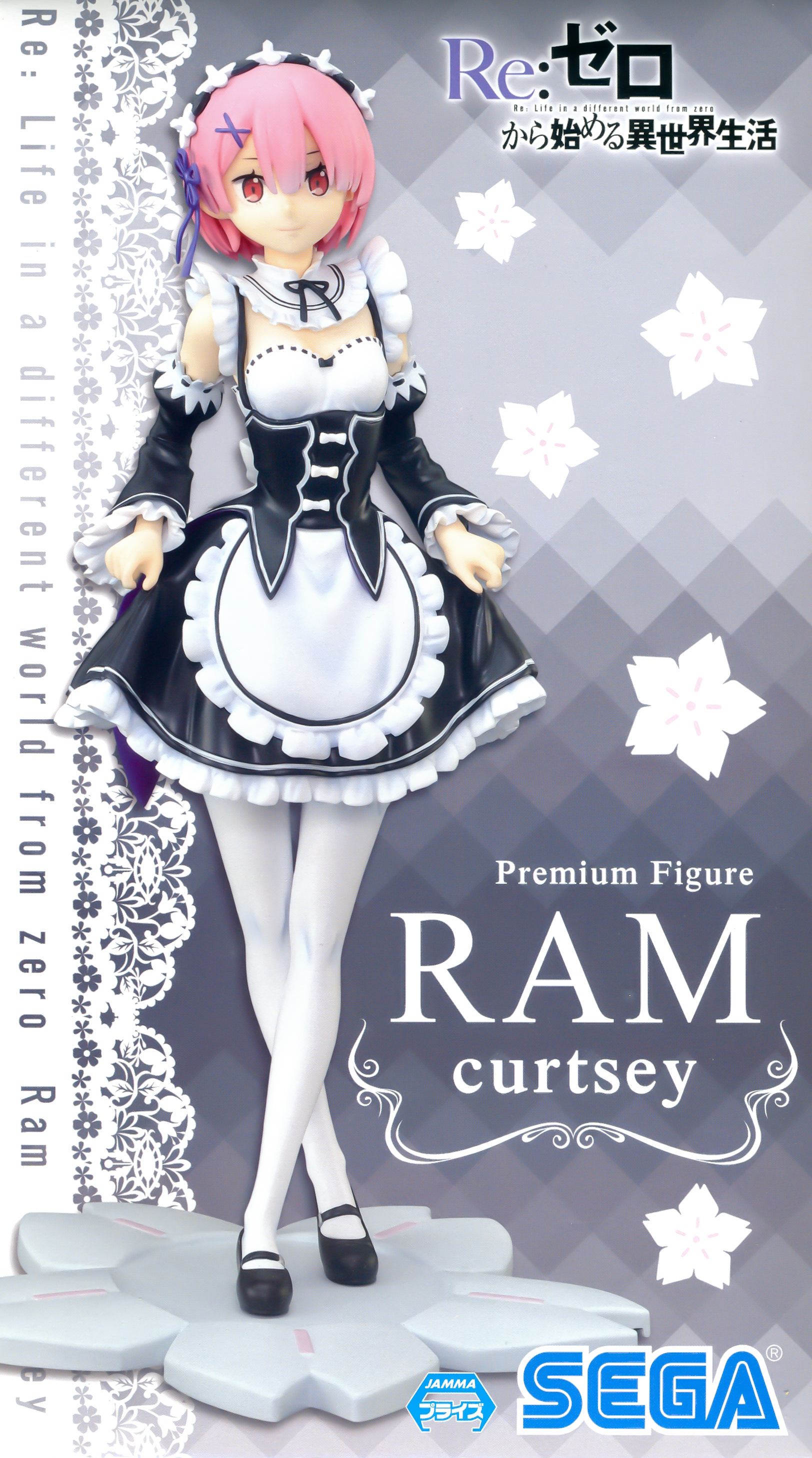 Ram Curtsey Premium Figure Re Zero Starting Life In Another World Sega