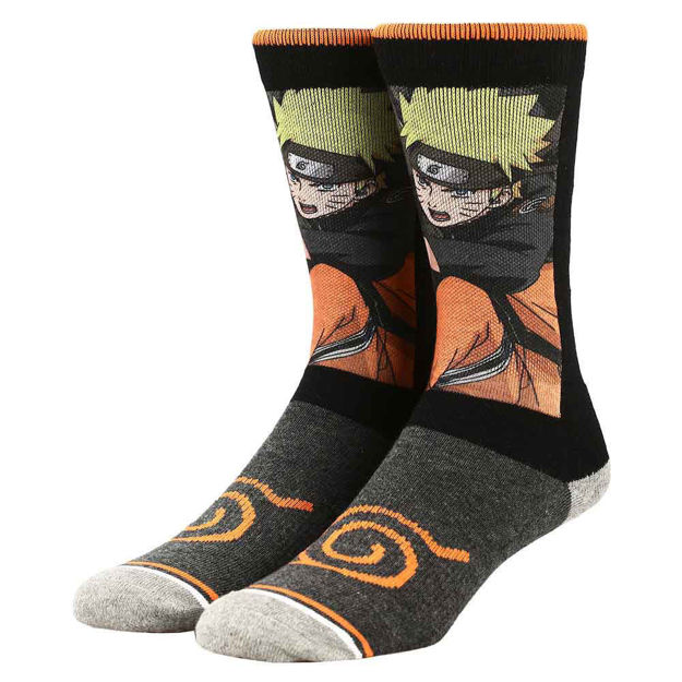 Naruto Uzumaki Sublimated Crew Socks