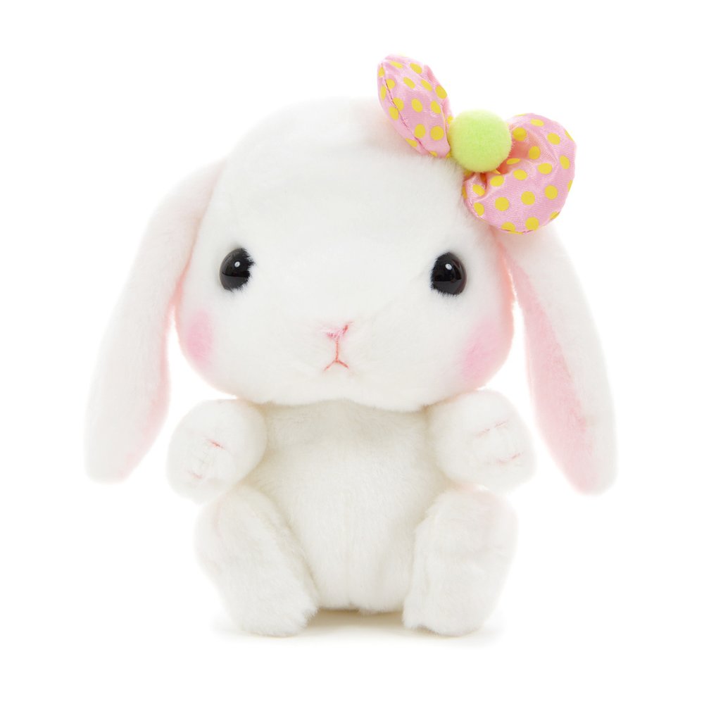 cute white bunny plush