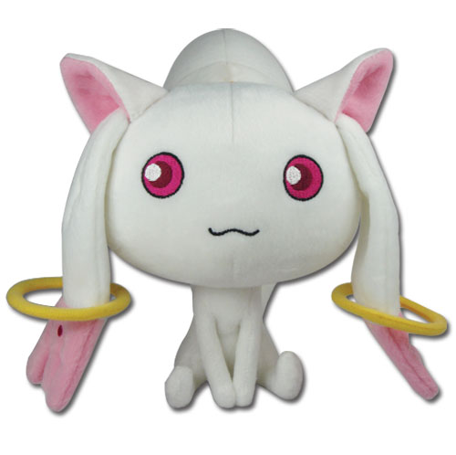 Kyubey Plush Doll, Madoka Magica, White, 8 Inches