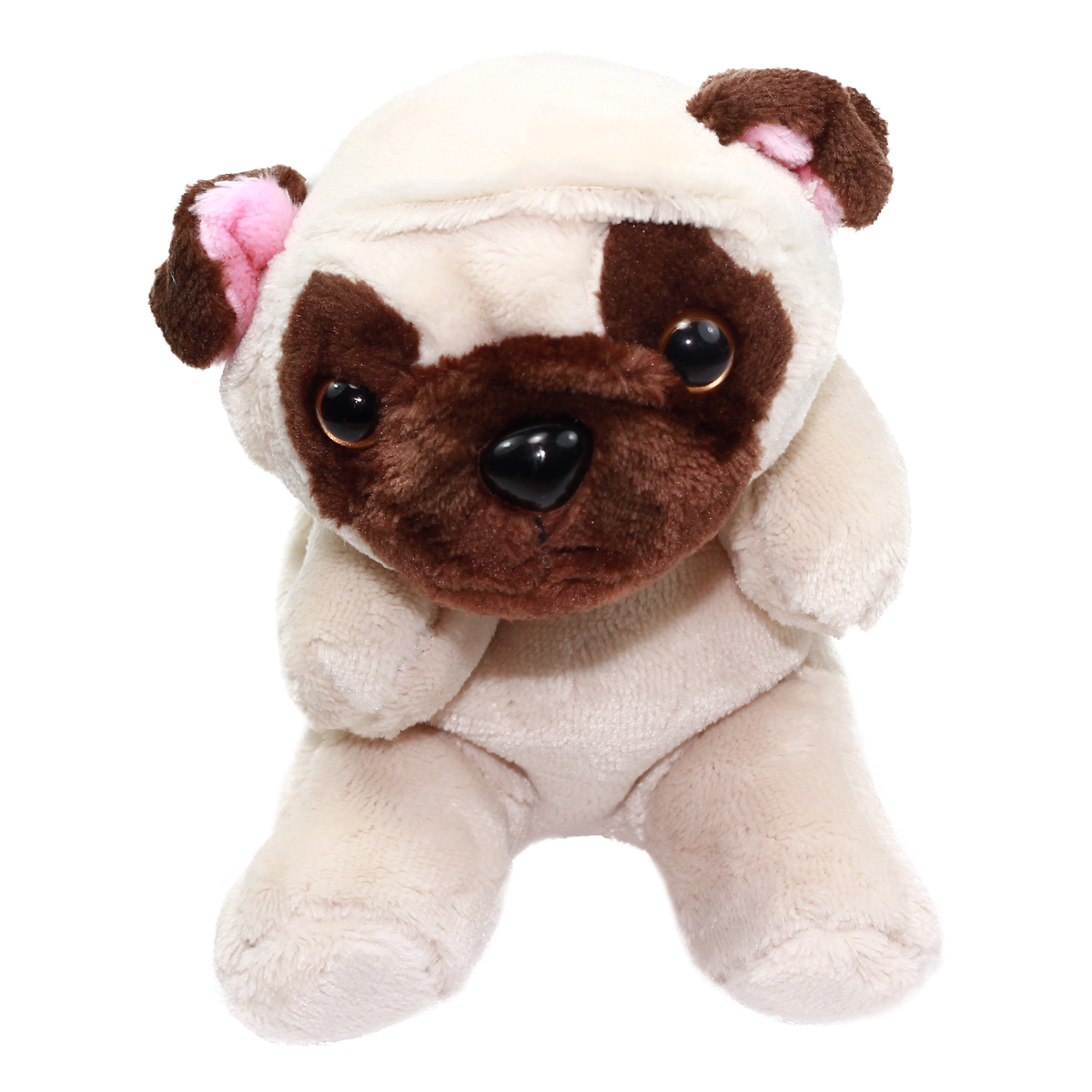 kawaii pug plush