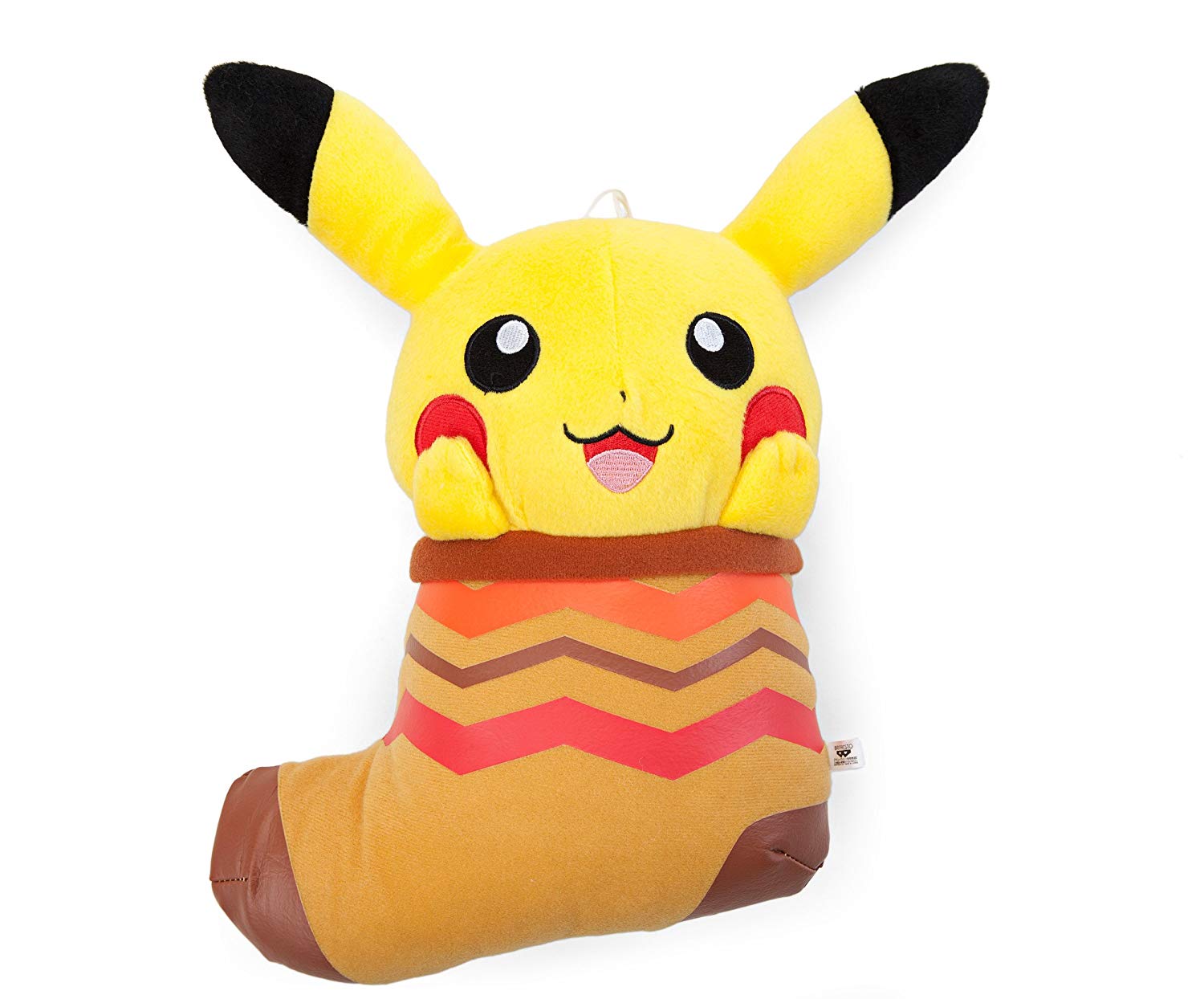 Pokemon Sun Moon Pikachu In Stocking Plush Doll Pokemikke 10 Inches Banpresto