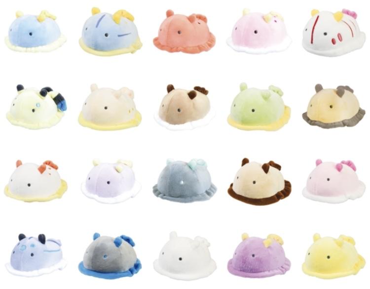 Sea Slug Plush Toy Sea Bunny Nudibranch Collection Umi Ushi White ...