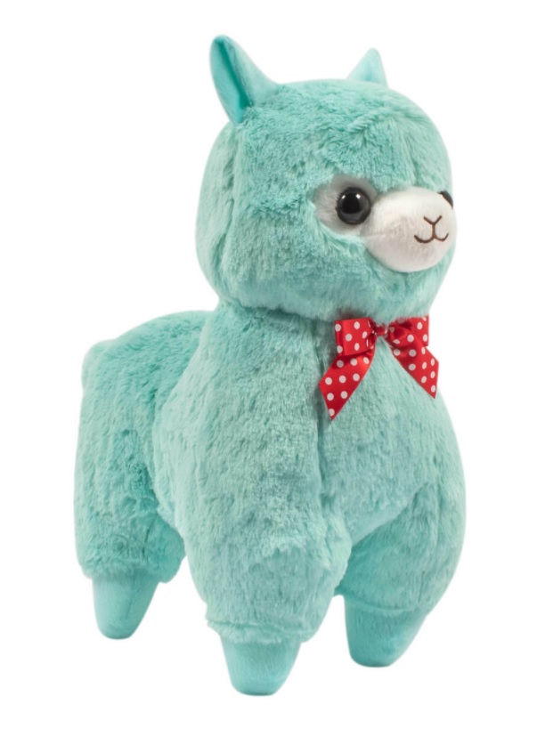 green alpaca plush