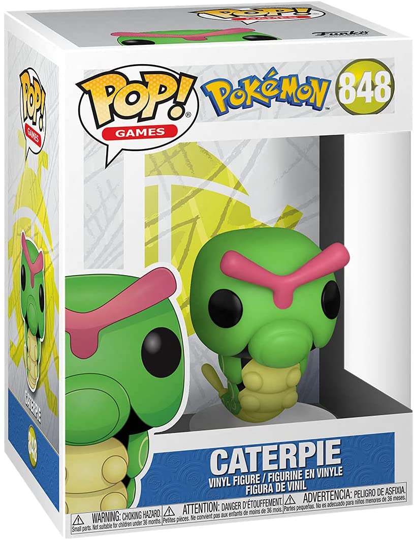 Caterpie Figure Pokemon Pop Animation 3.75 Inches Funko Pop 848