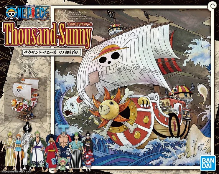 Thousand Sunny Land Of Wano Ver. Sailing Ship Collection - Model Kit - Bandai