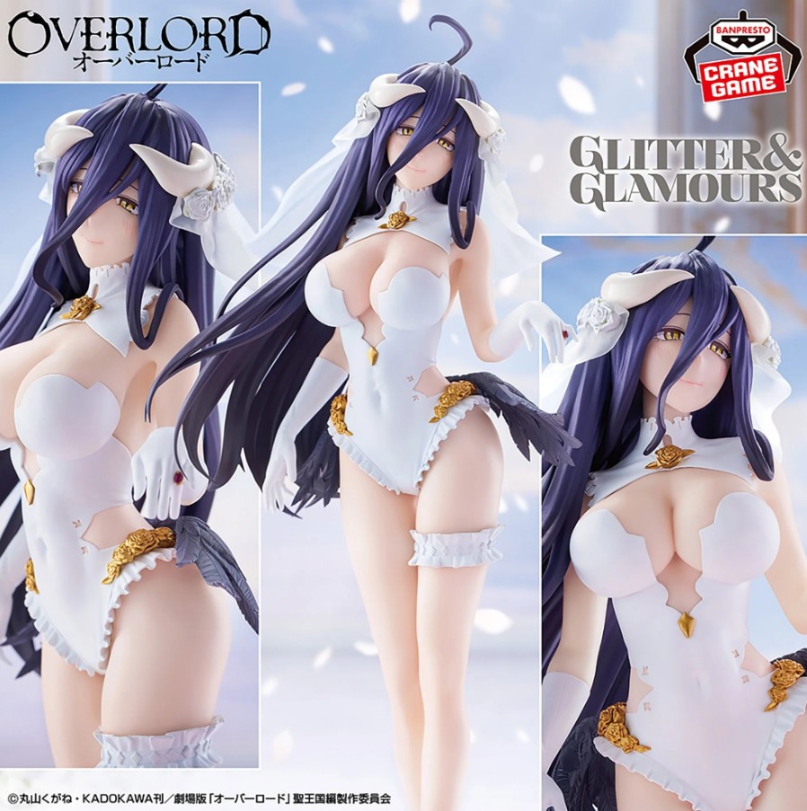 Albedo Figure, Wedding Ver., Glitter & Glamours, Overlord, Banpresto