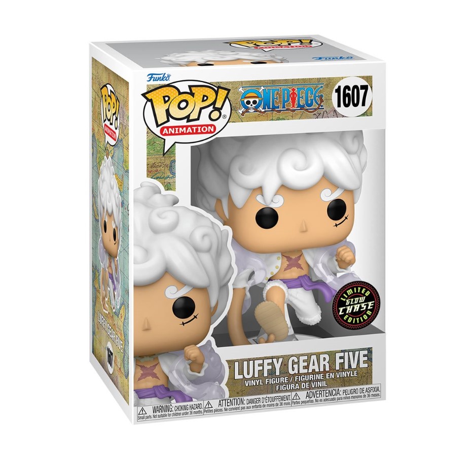 Luffy Gear 5 Figure One Piece Funko 1607 - Glow Chase