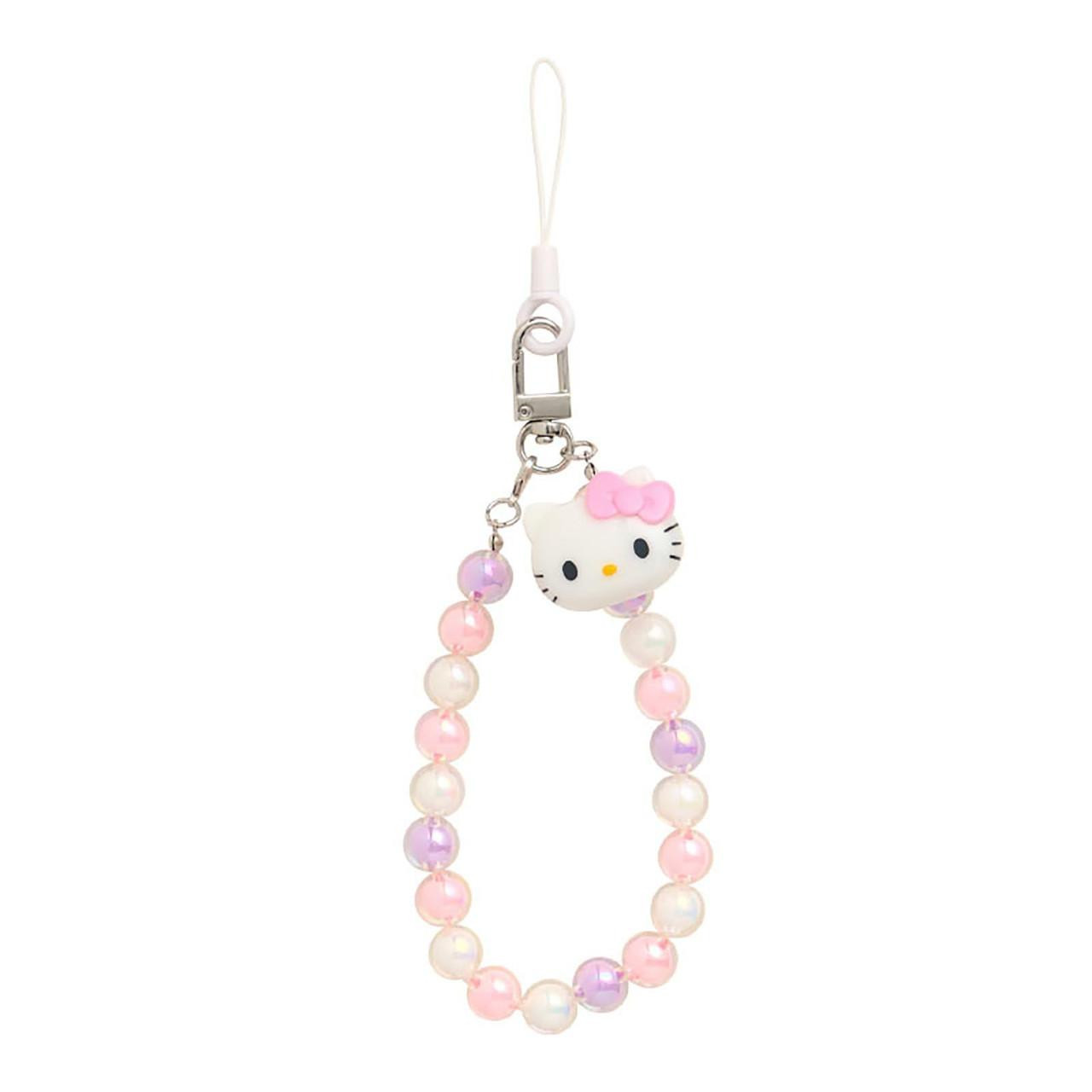 Sanrio Hello Kitty Beaded Hand Strap, Phone Charm