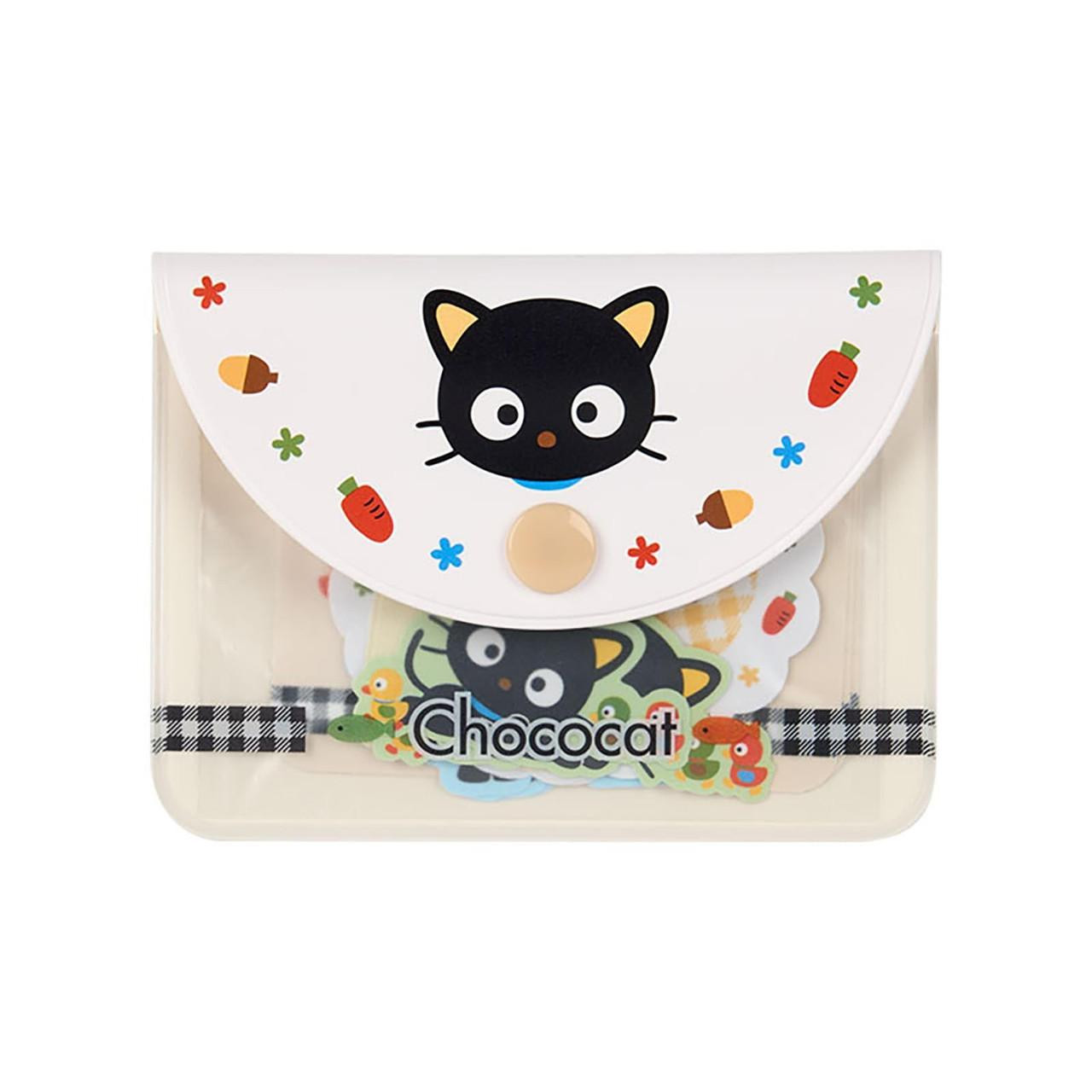 Sanrio Stationery - Sticker Set - Chococat - with mini case