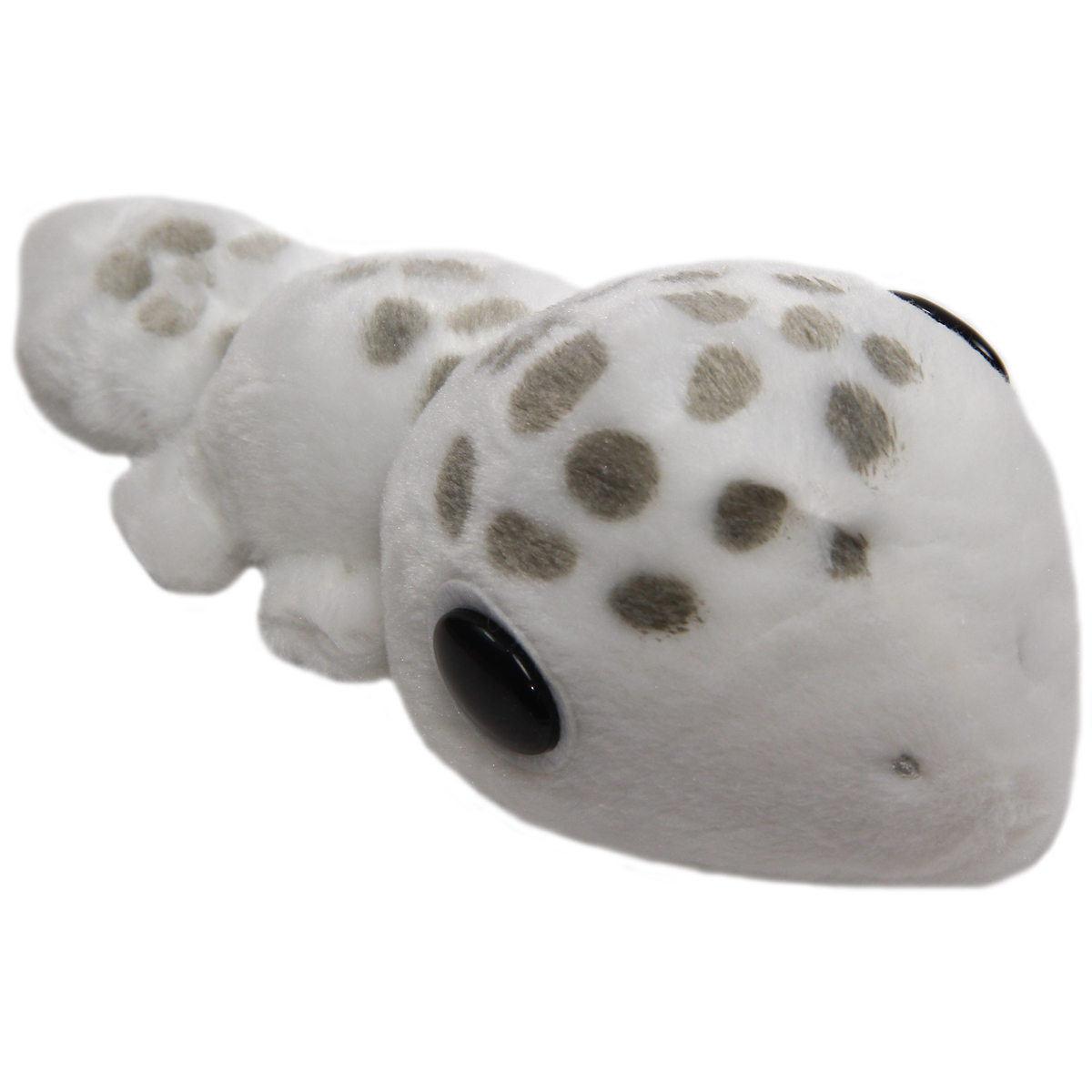 Leopard Gecko Plushie Super Soft Squishy Stuffed Animal Toy White Size 8 Inches