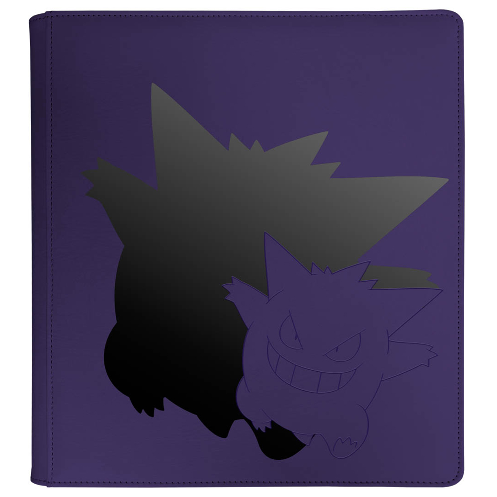 Pokemon Trading Card Game Gengar 12 Pocket Zippered Pro Binder - Holds 480 Cards