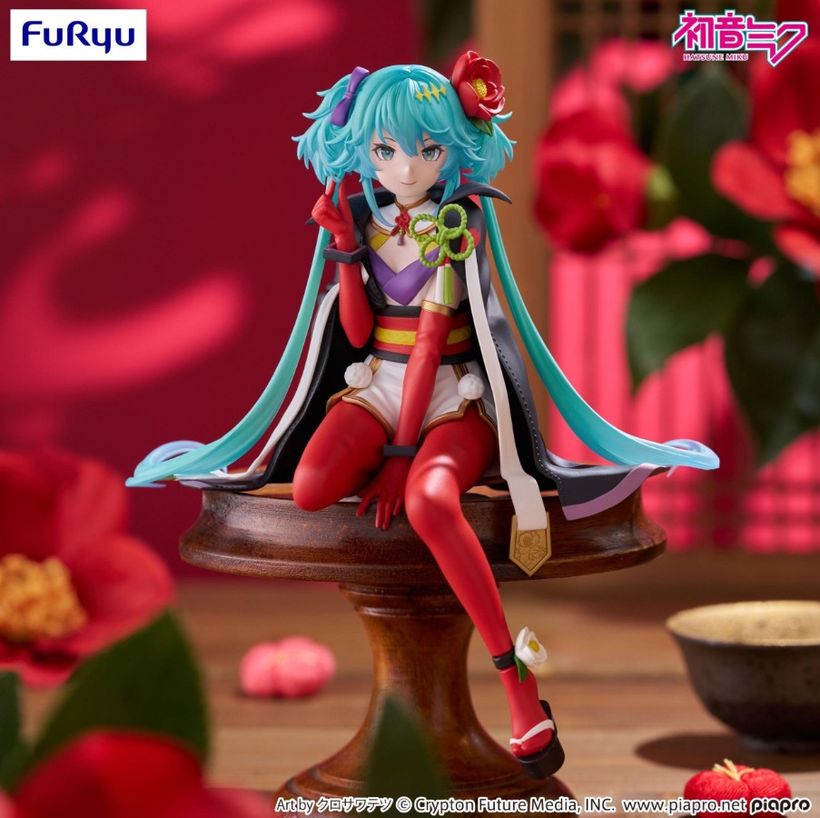 Hatsune Miku Noodle Stopper Figure, Flower Fairy Camellia Ver, Vocaloid, Furyu