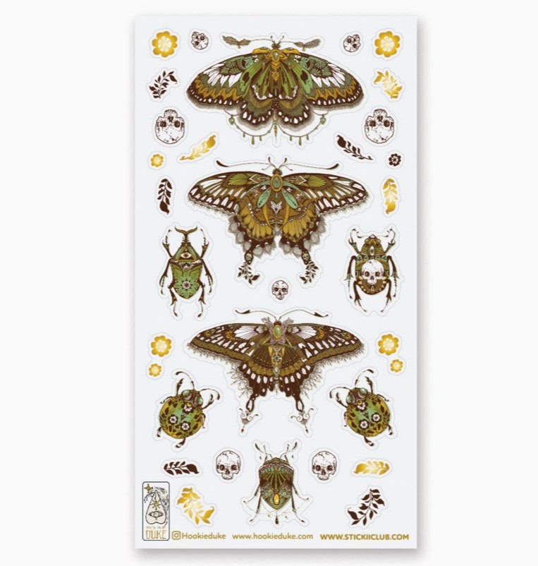 Mystic Moths Sticker Sheet