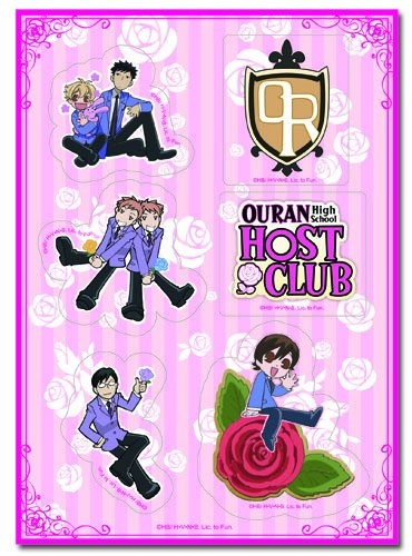 Ouran High School Host Club Sticker Sheet