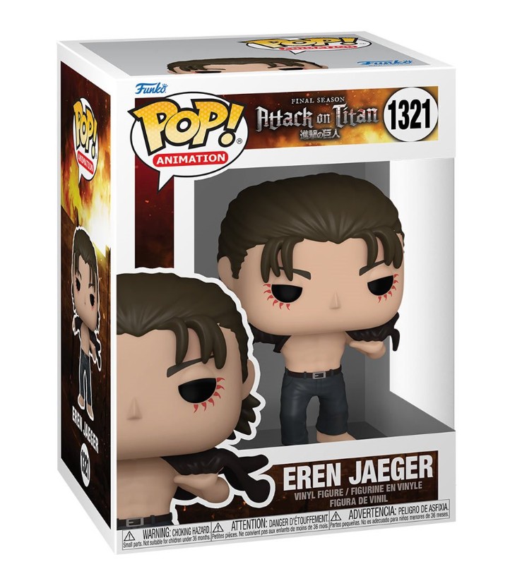 Eren Jager Funko Pop Attack on Titan - Funko Pop 1321