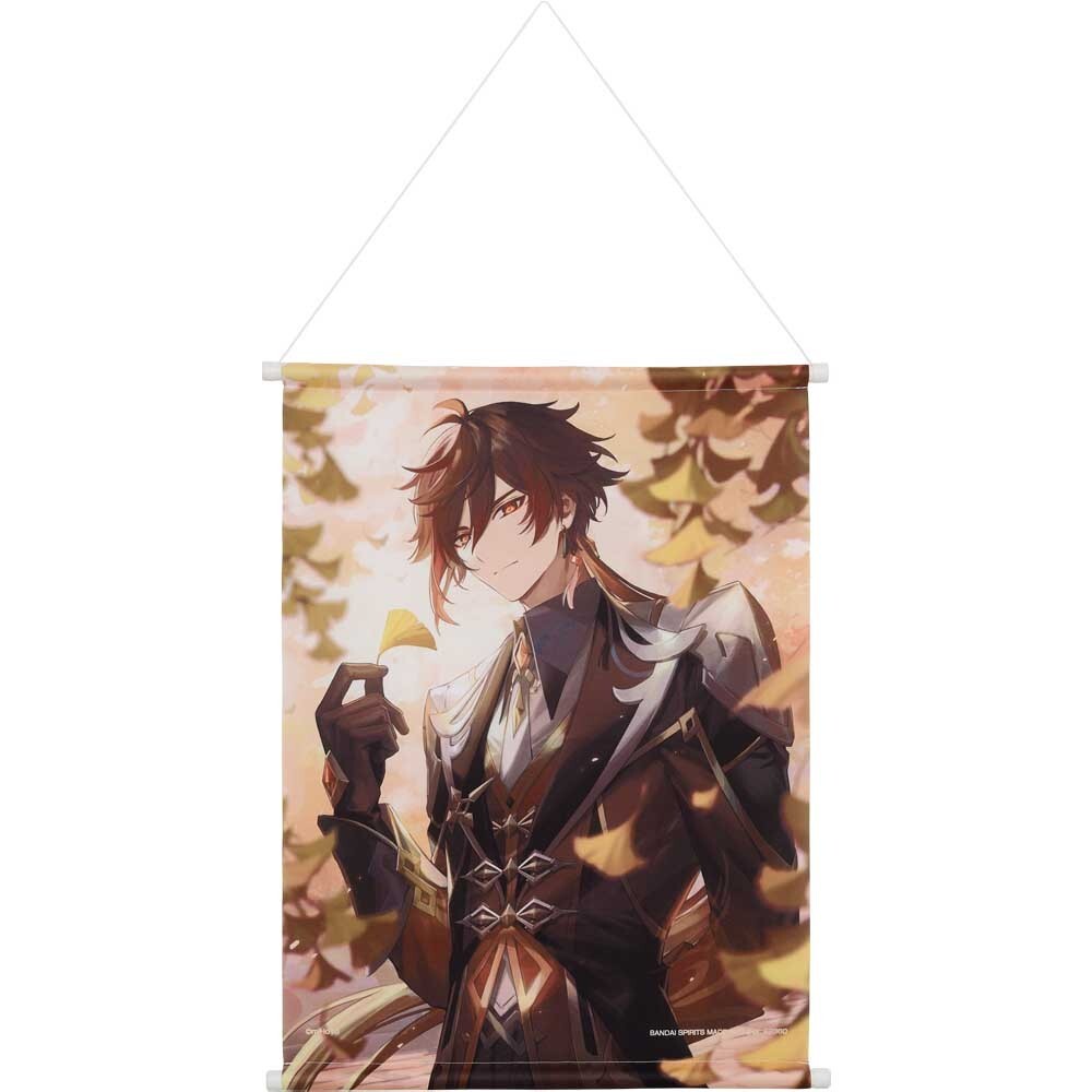 Genshin Impact Wall Scroll - Zhongli - Ichiban Kuji B Prize