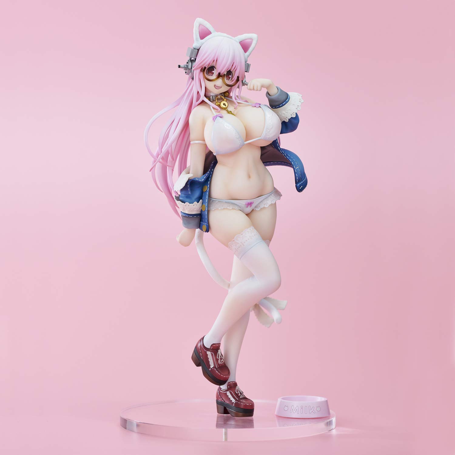 Super Sonico Figure, White Cat Ver, Union Creative