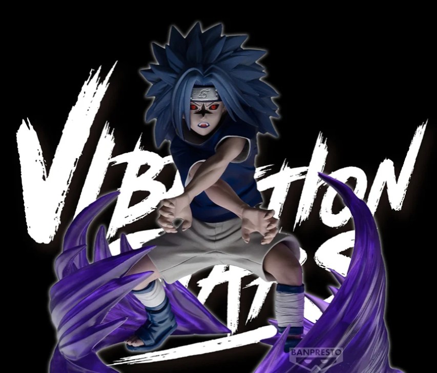 Uchiha Sasuke Figure, Vibration Stars, Naruto 72 Series, Banpresto