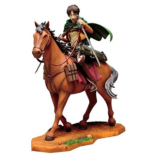 Eren Yeager, A Prize, Equestrian Figure, Attack On Titan, Ichiban Kuji, Banpresto