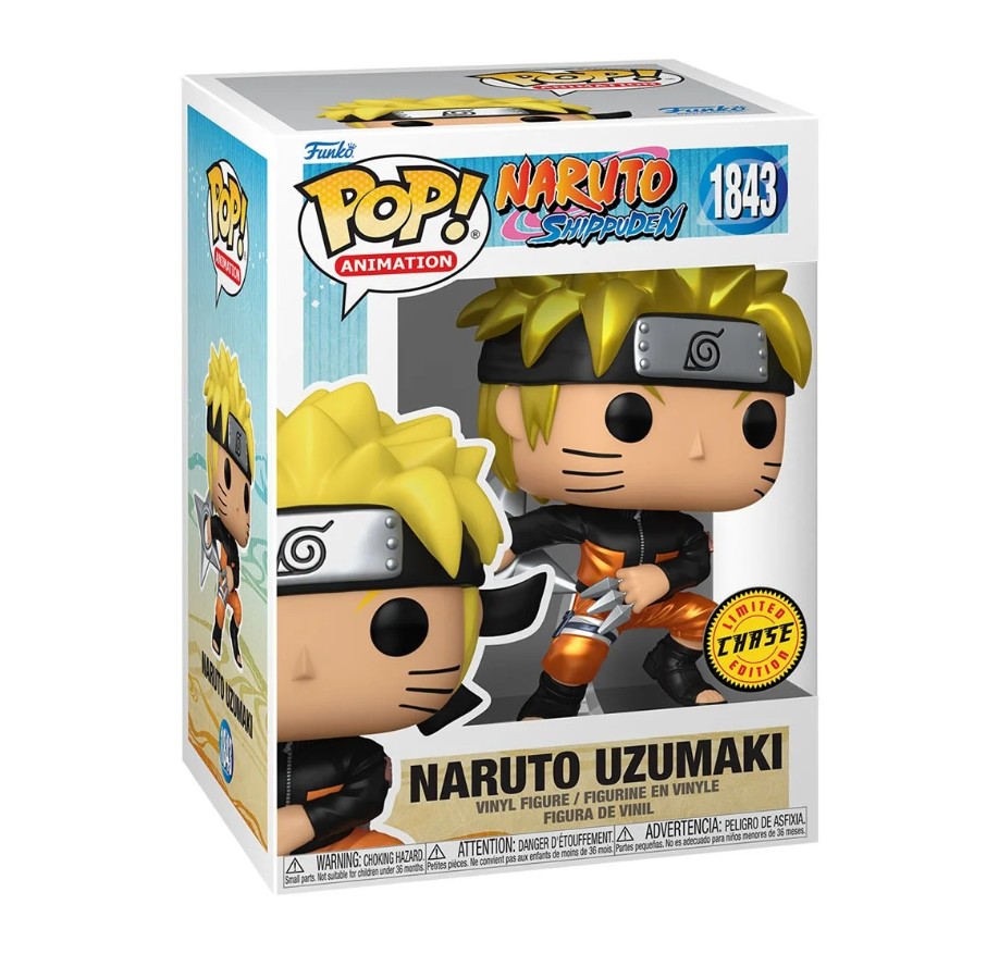 Naruto Uzumaki Figure, Funko Pop Animation 1843 - Chase