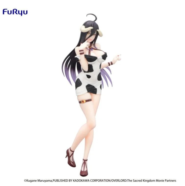 Albedo Figure, Trio Try-iT Figure, Cow Print, Overlord, Furyu