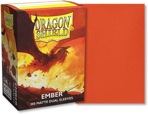 Dragon Shield - Ember - Matte Dual Sleeves - Card Sleeves (100ct)
