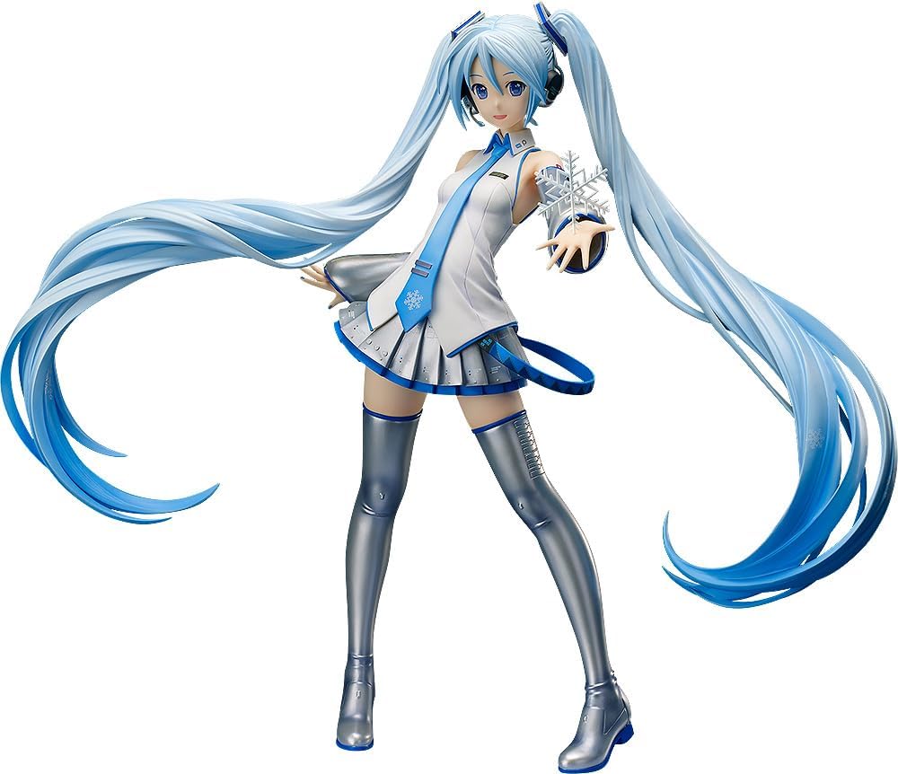 Hatsune Miku Figure, Snow Miku, 1/4 Scale Painted Figure, Vocaloid, FREEing