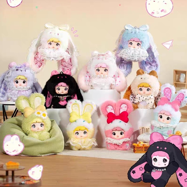 Nommi Baby Sweetheart Bunny Series Plush Doll Random Blind Box