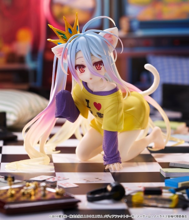 Shiro Figure, Desktop Cute, No Game No Life, Taito