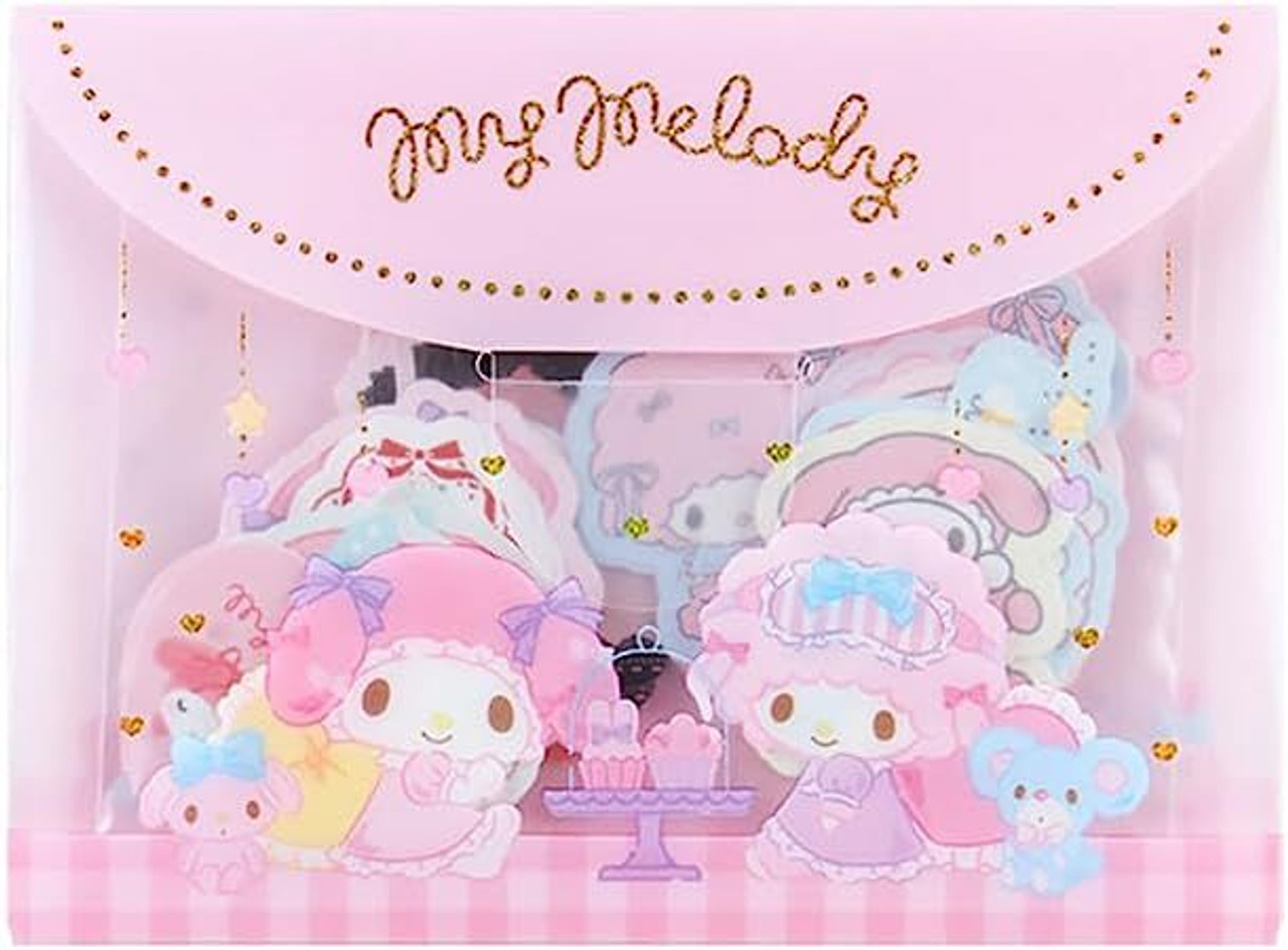 My Melody & My Sweet Piano Stickers Set with Case Sanrio