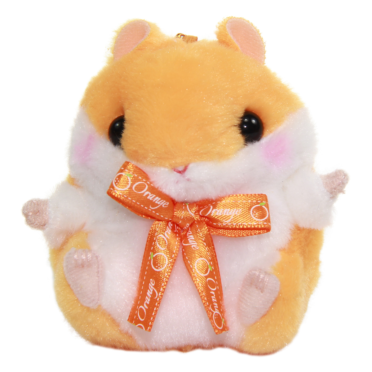 Plush Hamster, Amuse Colorful Fruits Plush Collection, Orange-chan, Orange, 4 Inches