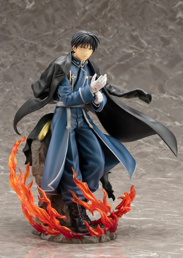 Roy Mustang Figure, 1/8 Scale Pre-Painted Statue, Fullmetal Alchemist, ArtFX J, Kotobukiya