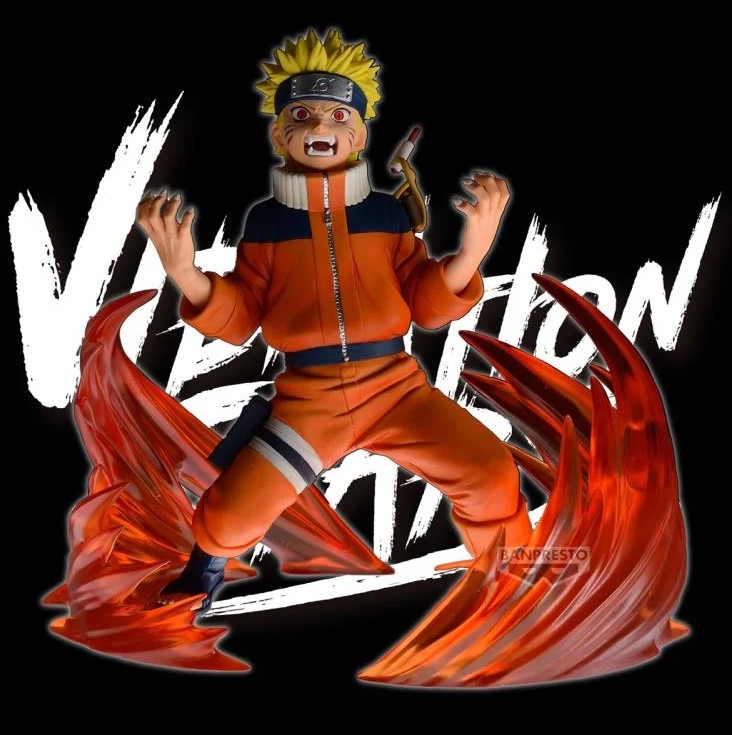 Naruto Uzumaki Figure, Vibration Stars, Naruto 72 Series, Banpresto