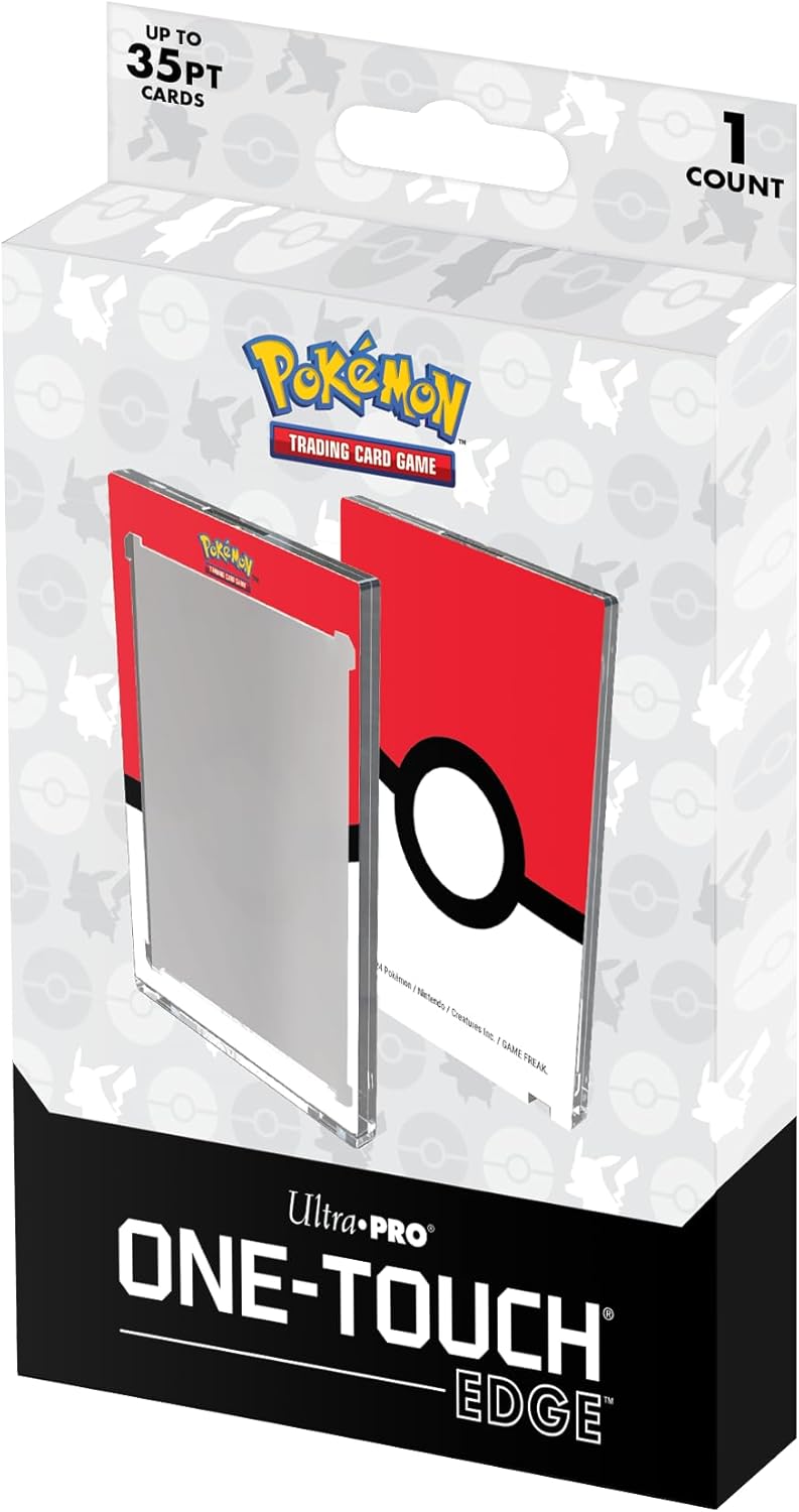 Pokemon Ultra Pro Single 35 Pt ONE-TOUCH Edge Printed Magnetic Card Holder