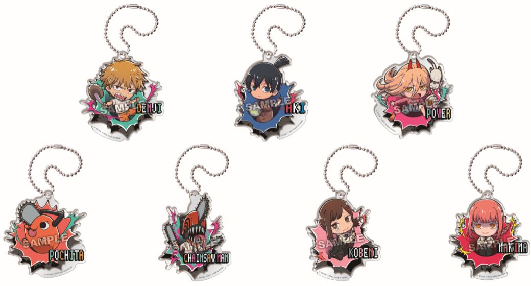 Chainsaw Man Acrylic Keychain Takara Tomy Arts Random Blind Box