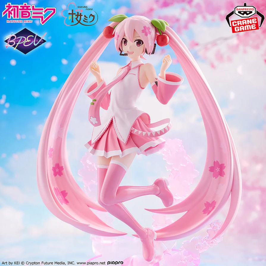 Hatsune Miku Figure, Sakura Miku, BPEV, Vocaloid, Banpresto