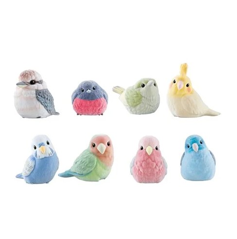 Flocked Birds Bandai - Mini Figure