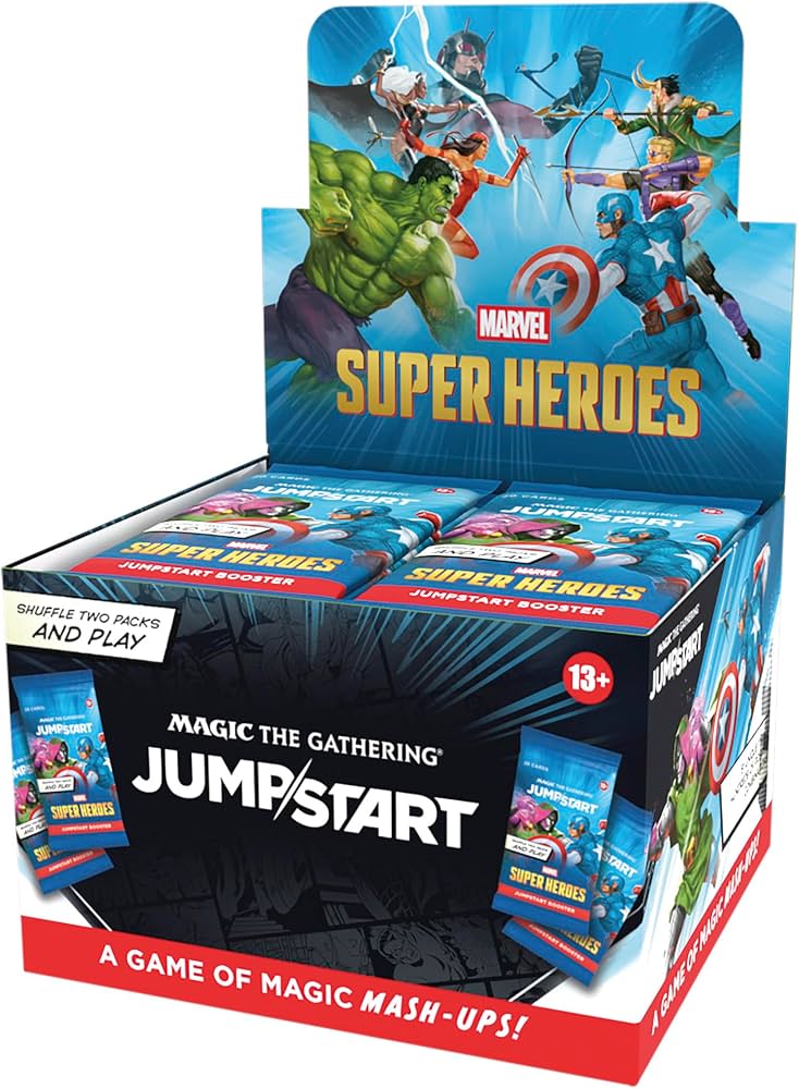 Magic The Gathering - Trading Card Game - Marvel Super Heroes Jump / Start Booster