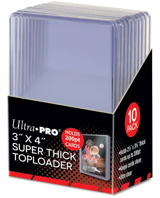 Ultra Pro Super Thick Toploader - 10 pcs - 3 x 4