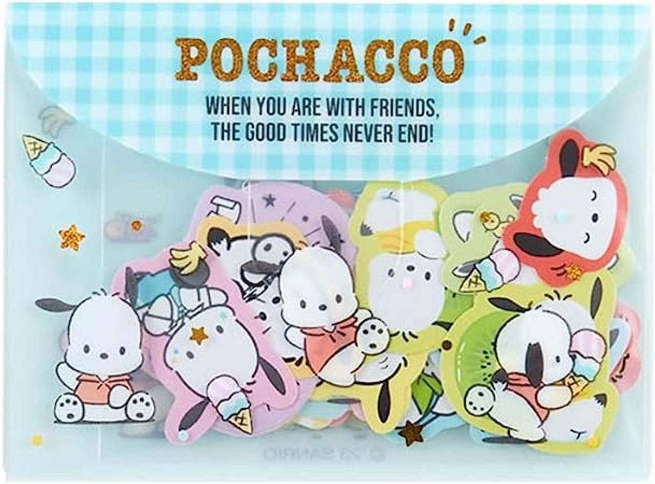 Pochacco Stickers Set with Case Sanrio