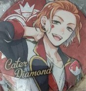 Twisted Wonderland Cater Diamond Glitter Pin Badge Big Size