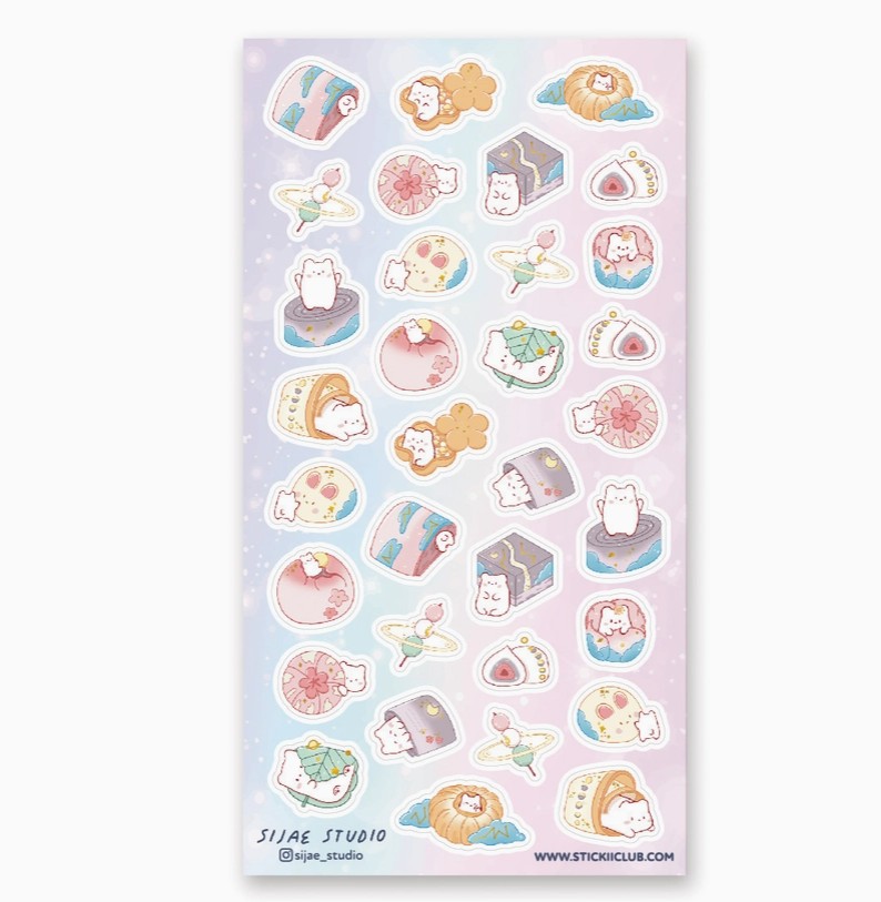 Space Snacks Sticker Sheet