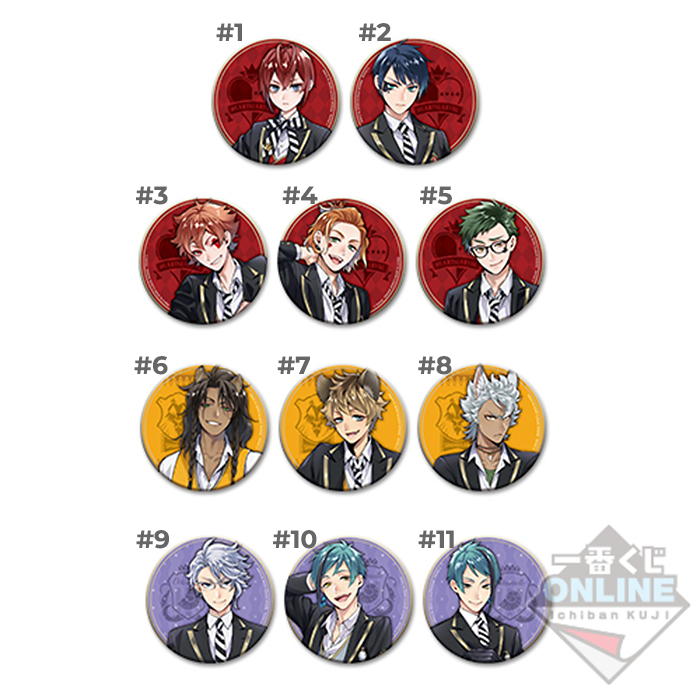 Twisted Wonderland Ichiban Kuji J Prize Pin Random Blind Box