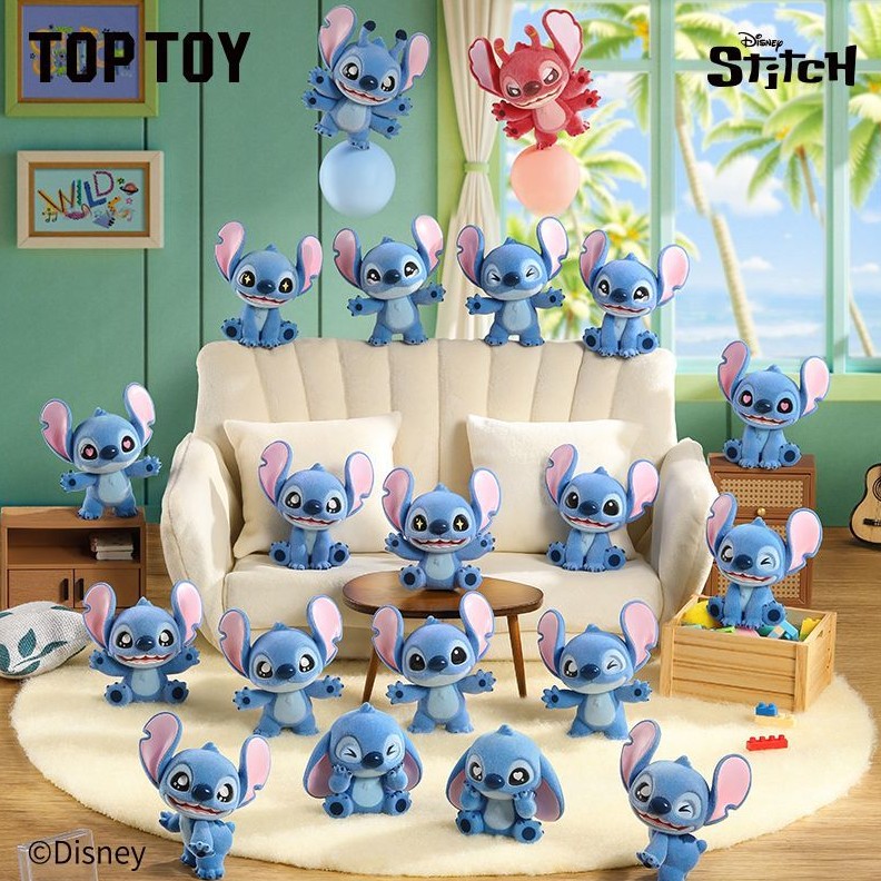 Stitchs MINI Fuzzy Series Figure Top Toy -  Random Blind Box