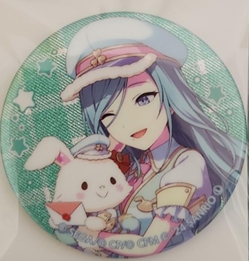 Project Sekai Colorful Stage! Pin Badge - Shizuku Hinomori with wish me mell Sanrio Collab