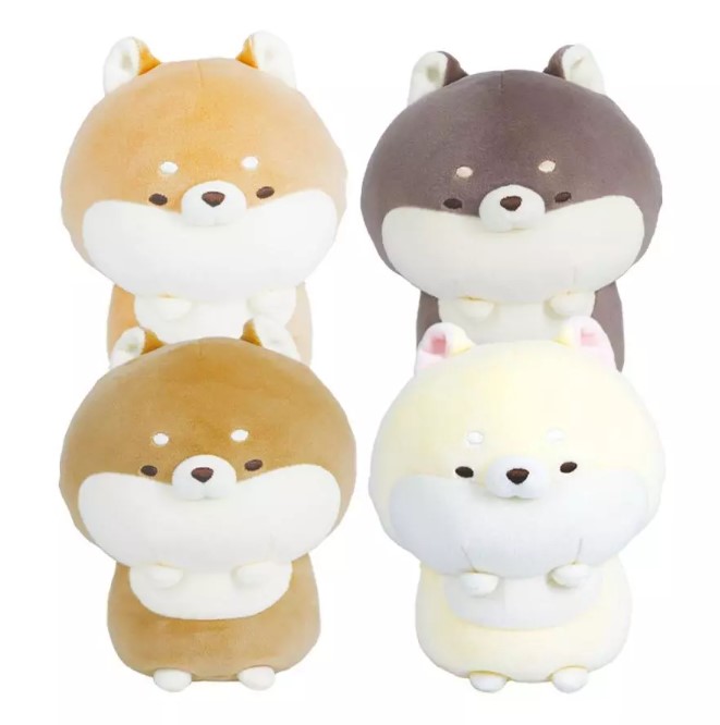 Shiba Dog Plush Doll, Standard Size, 6 Inches - Random pick for color - 1PC